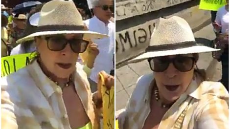 laura zapata asiste marcha amlo 0 9 2000 1244