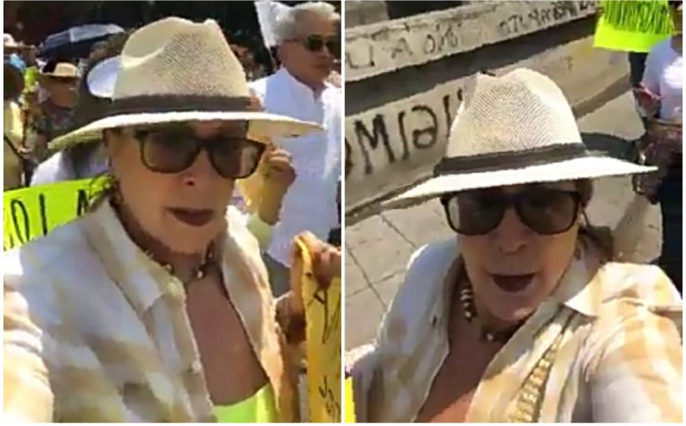 laura zapata asiste marcha amlo 0 9 2000 1244