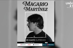Macario Martínez anuncia su primer concierto en solitario tras su exitoso debut en el Vive Latino 3 Macario Martínez anuncia su primer concierto en solitario tras su exitoso debut en el Vive Latino