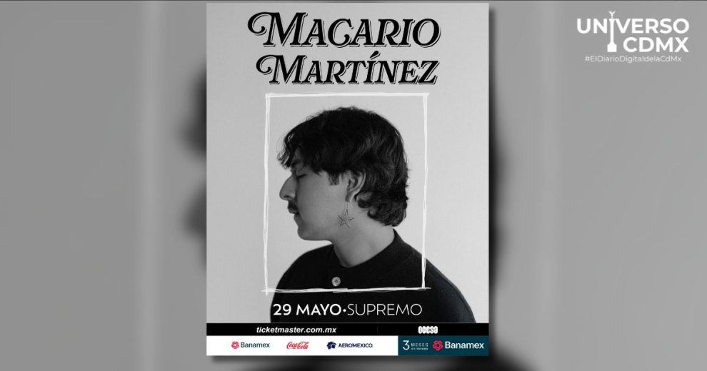 Macario Martínez anuncia su primer concierto en solitario tras su exitoso debut en el Vive Latino 1 Macario Martínez anuncia su primer concierto en solitario tras su exitoso debut en el Vive Latino