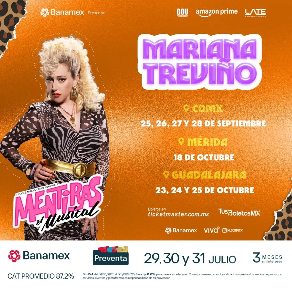 Mariana Treviño vuelve al escenario con el personaje que la lanzó a la fama 1 Mariana Treviño