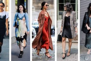 Directo a la pasarela: Cómo el vestido lencero conquistó la moda moderna