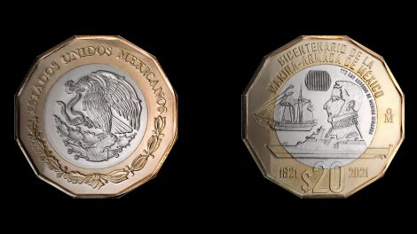 moneda conmemorativa del bicentenario de la marina armada de mexico