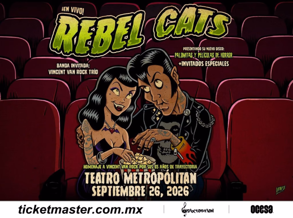 Rebel Cats llevará su universo de terror y rockabilly al teatro Metropolitan 8 rebel cats