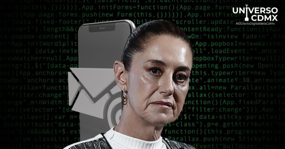 El número telefónico de la presidenta Sheinbaum habría sido infiltrado desde 2024 1 El número de la presidenta habría sido infiltrado desde 2024