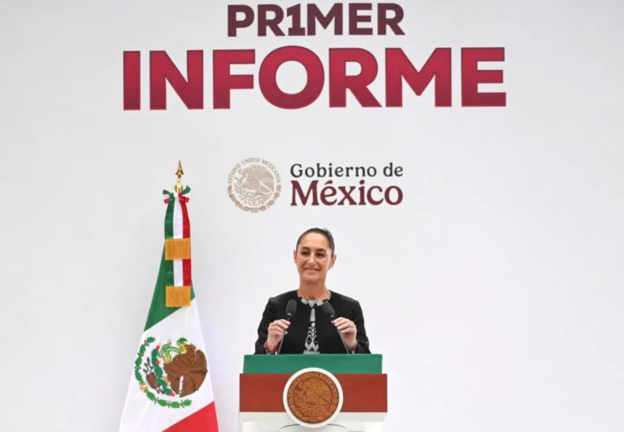 Sheinbaum rinde su primer informe de gobierno: México avanza en reducción de pobreza y fortalecimiento social 1 primer informe