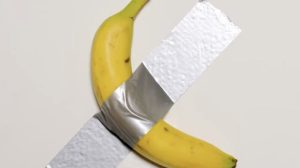 El polémico plátano de Maurizio Cattelan será subastado en Nueva York por más de un millón de euros