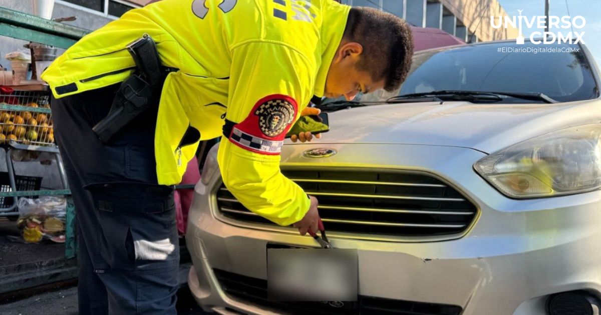 ¡Cuidado con las placas Evita multas y corralones en la Ciudad de Mexico 1